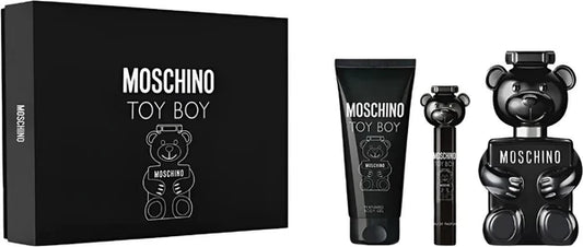 Moschino Toy Boy Women’s Gift Set – 3.4 oz EDP, 0.3 oz Mini, & 3.4 oz Shower Gel