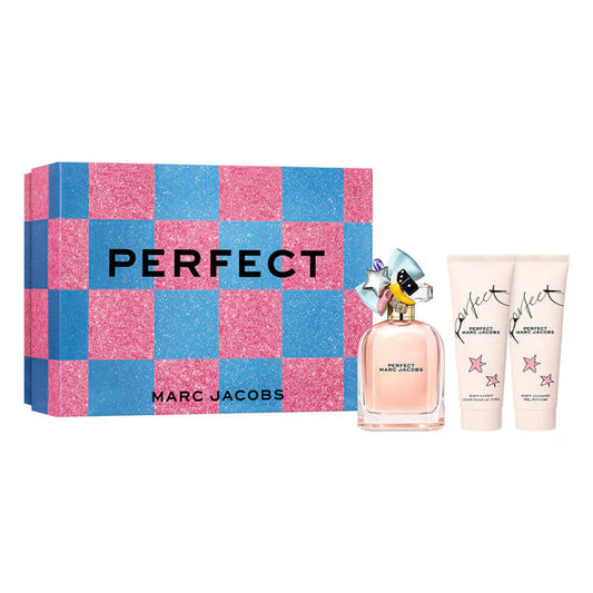 Marc Jacobs Perfect Gift Set – 3.3oz EDP, Body Lotion & Shower Gel