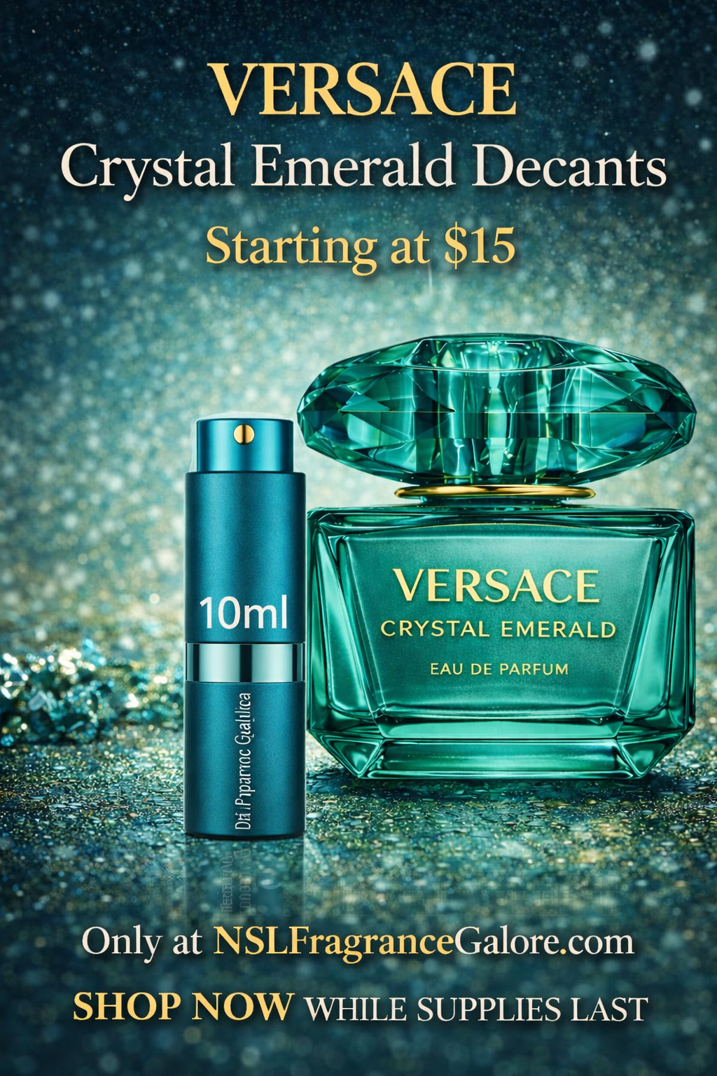 Versace Crystal Emerald Decant 5ml| 10ml| 15ml